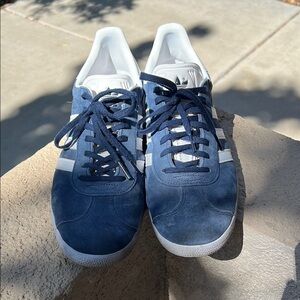 Men’s Adidas Gazelle Navy Blue Suede Size 11 US